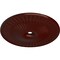 Ekena Millwork Galveston Ceiling Medallion (Canopies up to 5 7/8"), 51"OD x 3 5/8"ID x 3 3/8"P, Brushed Mahogany CM51GLBMF - alternate 3